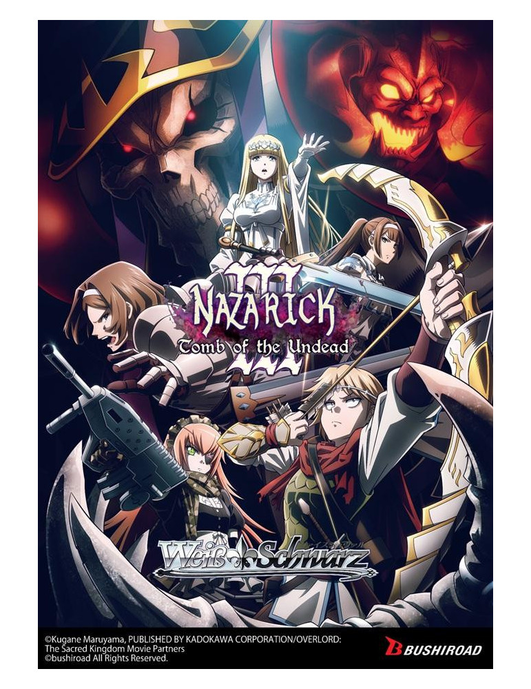 Weiss Schwarz Display of 6 Extra Boosters - Nazarick: Tomb of the Undead Vol.3 (EN)