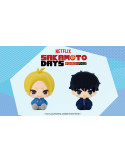 Kotobukiya - Sakamoto Days - mini-figurines Pote Raba Rubber Mascot Asakura Shin & Seba Natsuki
