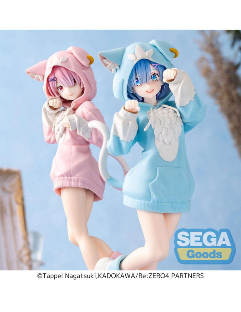 Sega - Re:Zero Starting Life in Another World - figure XStellar Rem Mofumofu Pack