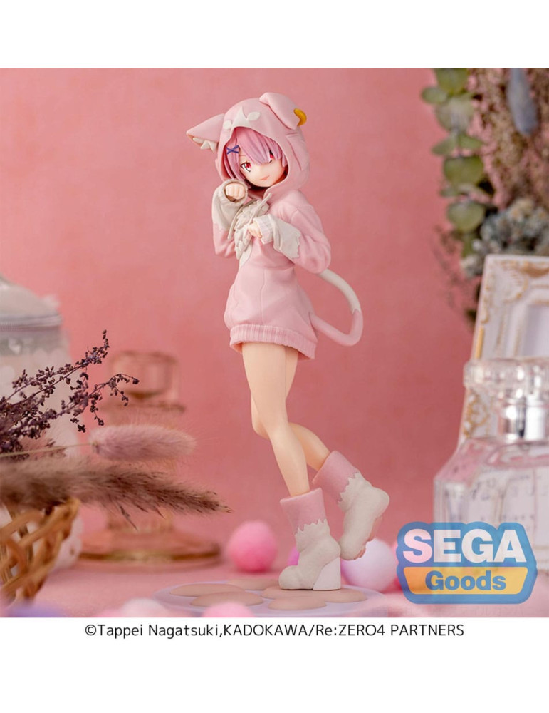 Sega - Re:Zero Starting Life in Another World - figurine XStellar Ram Mofumofu Pack