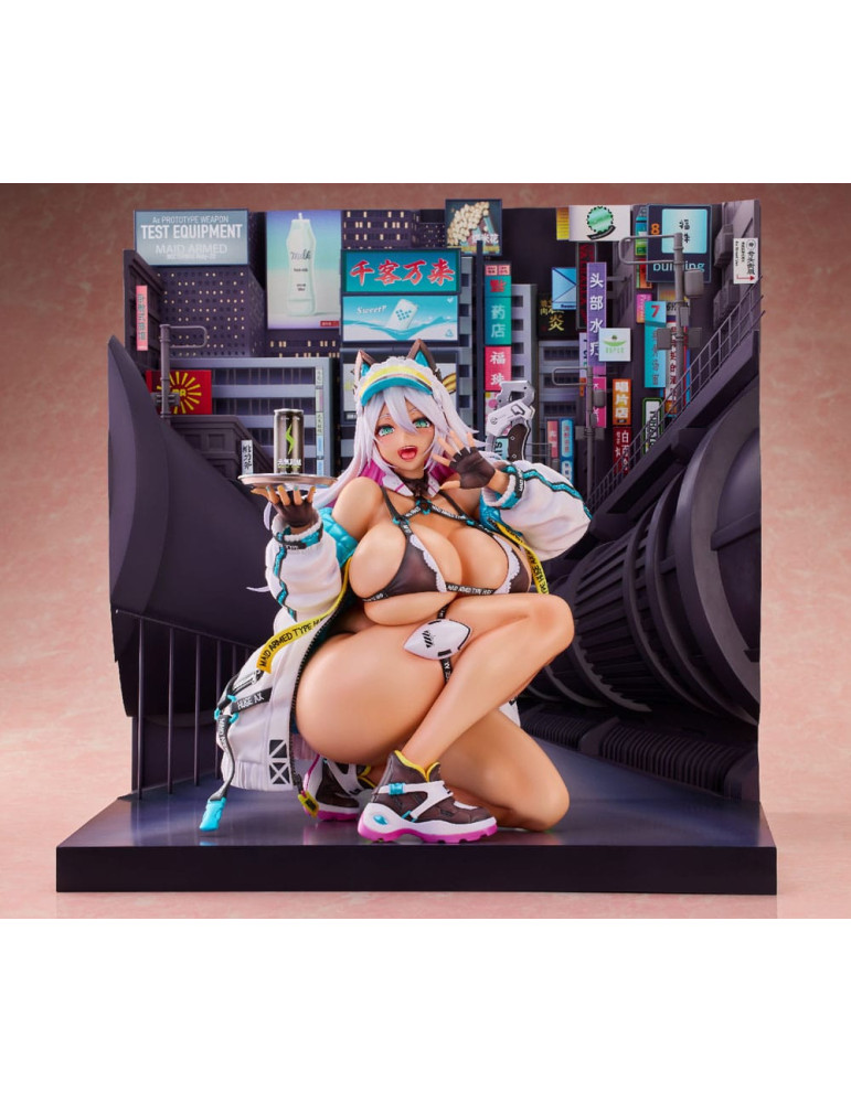 Nocturne - figurine Meido-Busou: Ax Street ver. Pixel Philia Edition by Nidy-2D-