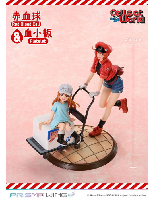 Prime 1 Studio - Cells at Work - figurine Red Blood Cell & Platelet