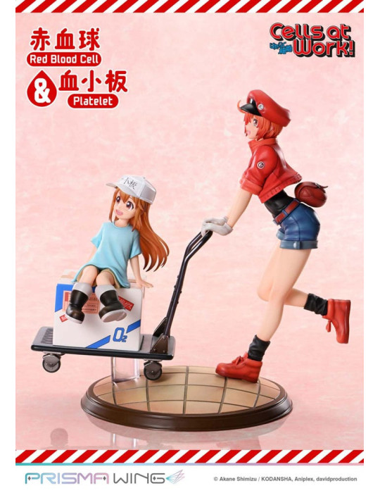 Prime 1 Studio - Cells at Work - figurine Red Blood Cell & Platelet