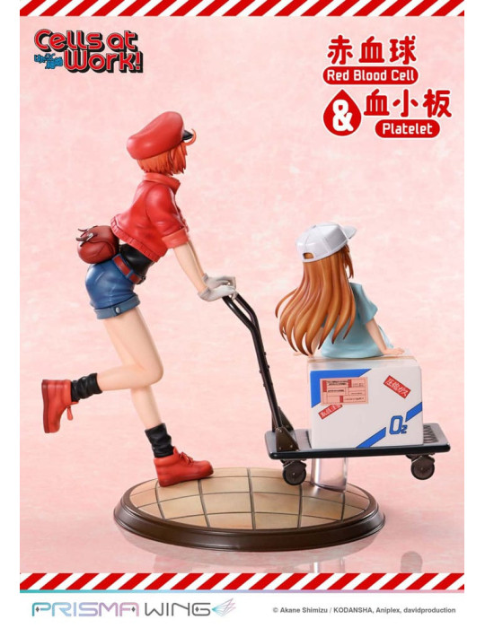 Prime 1 Studio - Cells at Work - figurine Red Blood Cell & Platelet