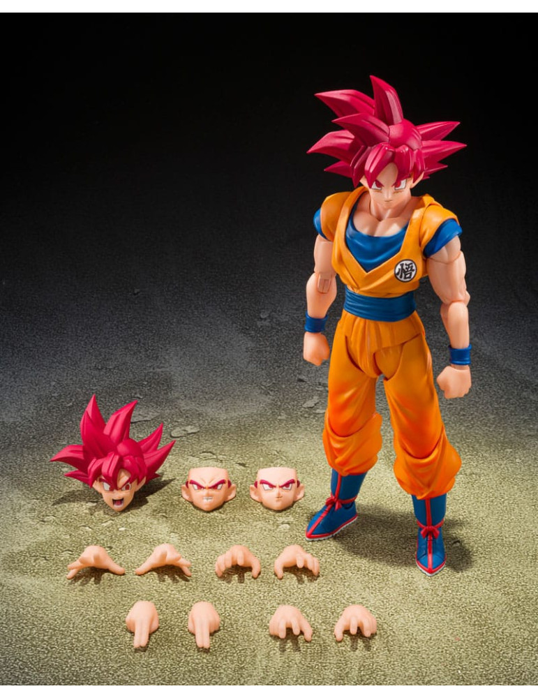 Bandai - Dragon Ball Super - figurine S.H.Figuarts Super Saiyan God Son Goku (God Aura)