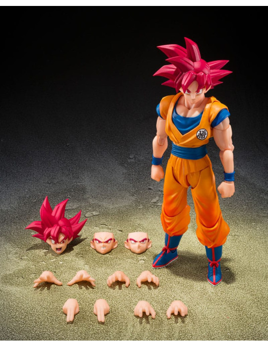 Bandai - Dragon Ball Super - figurine S.H.Figuarts Super Saiyan God Son Goku (God Aura)
