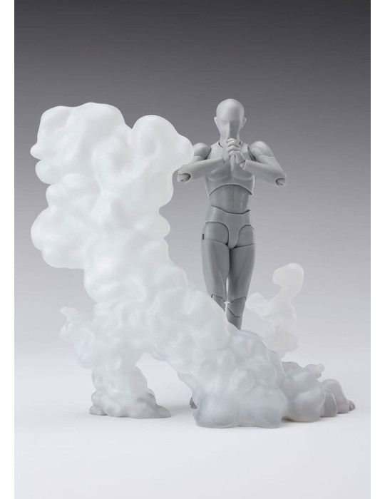 Bandai - Tamashii Effect accessoire pour figurine Smoke White Version for S.H.Figuarts