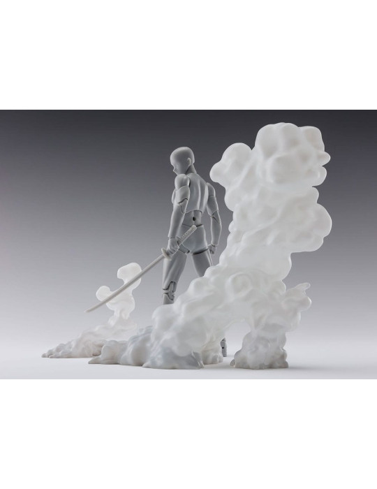 Bandai - Tamashii Effect accessoire pour figurine Smoke White Version for S.H.Figuarts