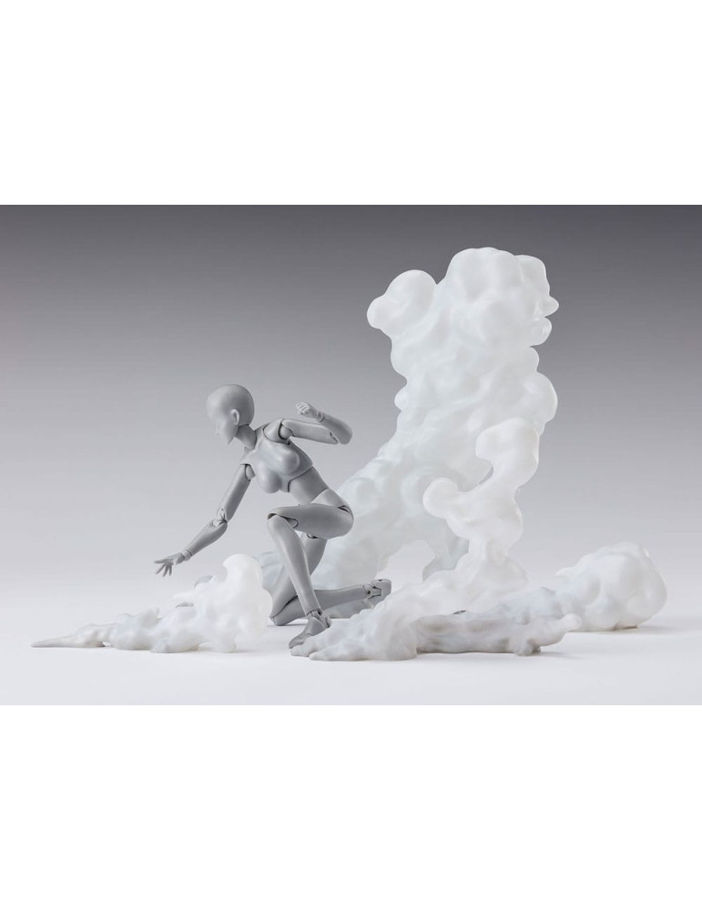 Bandai - Tamashii Effect accessoire pour figurine Smoke White Version for S.H.Figuarts