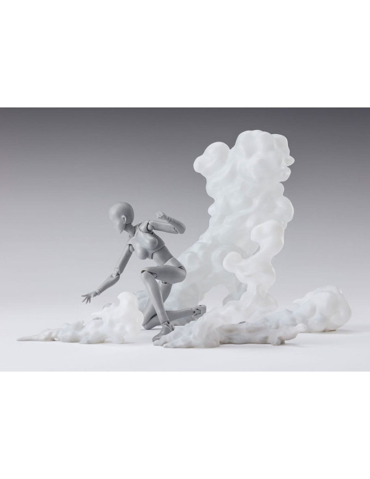 Bandai - Tamashii Effect accessoire pour figurine Smoke White Version for S.H.Figuarts