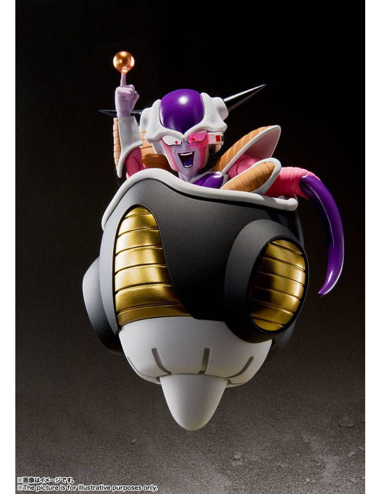 Bandai - Dragon Ball Z - figure S.H. Figuarts Frieza (First Form) & Frieza Pod Reissue
