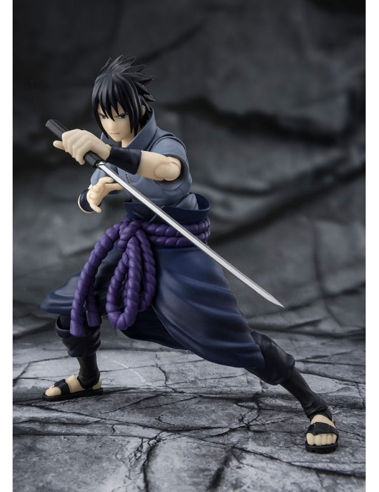 Bandai - Naruto - figurine S.H.Figuarts Sasuke Uchiha Solitary Shinobi