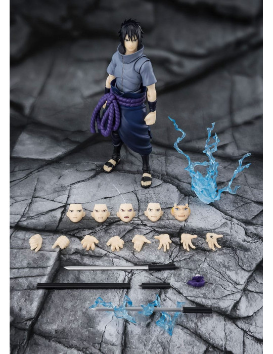 Bandai - Naruto - figurine S.H.Figuarts Sasuke Uchiha Solitary Shinobi