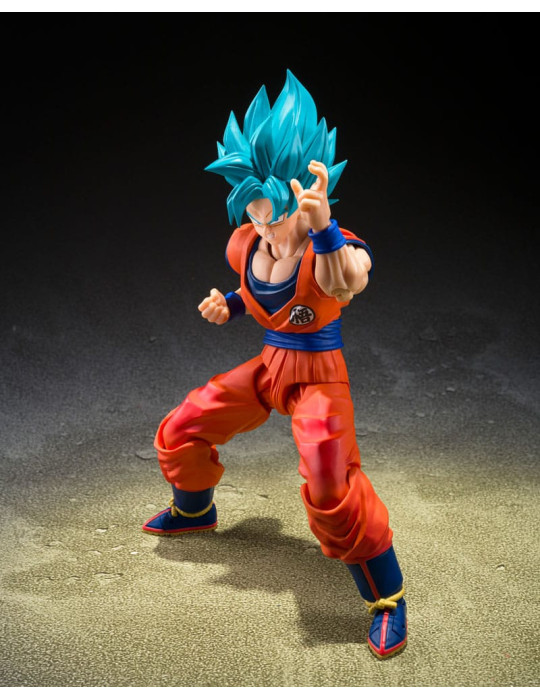 Bandai - Dragon Ball Super - figurine S.H.Figuarts Super Saiyan God Super Son Goku (Blue power transcending Limits)