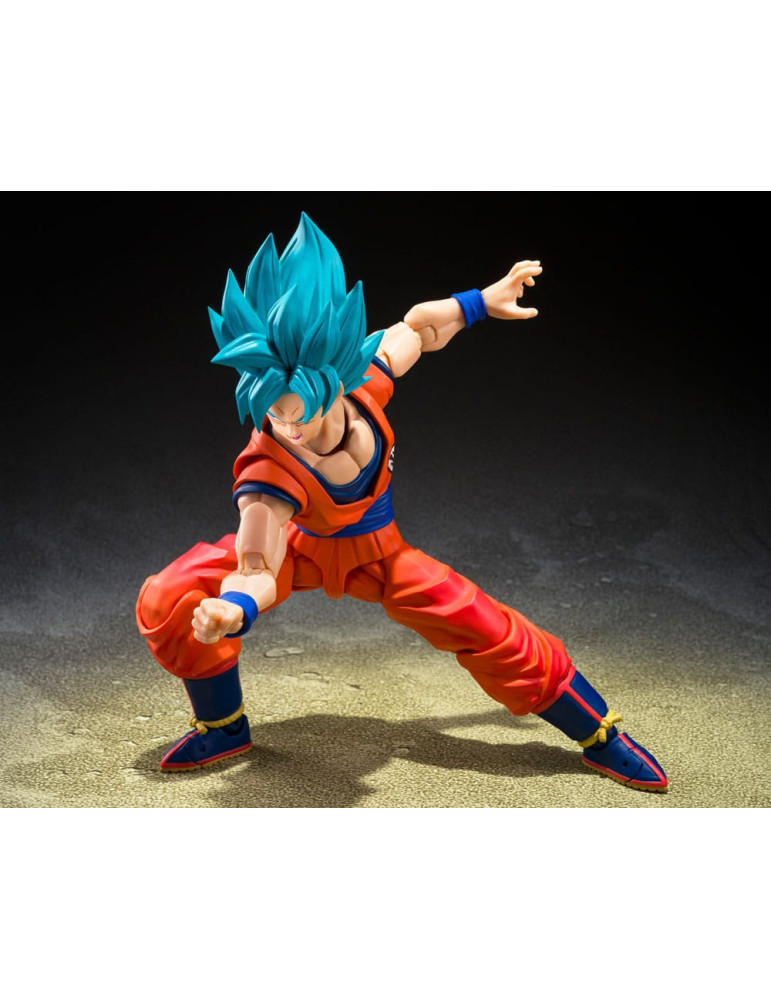 Dragon Ball Super S.H.Figuarts Action Figure Super Saiyan God Super Son Guko (Blue power transcending Limits) 15 cm Bandai