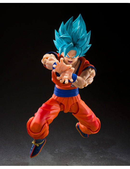 Dragon Ball Super figurine S.H.Figuarts Super Saiyan God Super Son Goku (Blue power transcending Limits) 15 cm Bandai