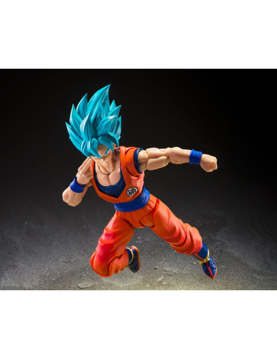Dragon Ball Super S.H.Figuarts Action Figure Super Saiyan God Super Son Guko (Blue power transcending Limits) 15 cm Bandai