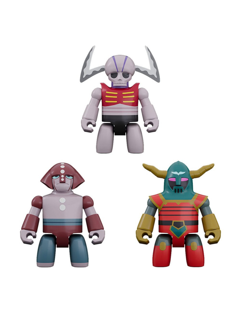 Good Smile Company - Mazinger Z - figurines Brickroid Mechanical Beasts Set 1