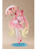 Taito - Hatsune Miku - figurine AMP Newley Written Sakura Miku Sakura Dress Ver.