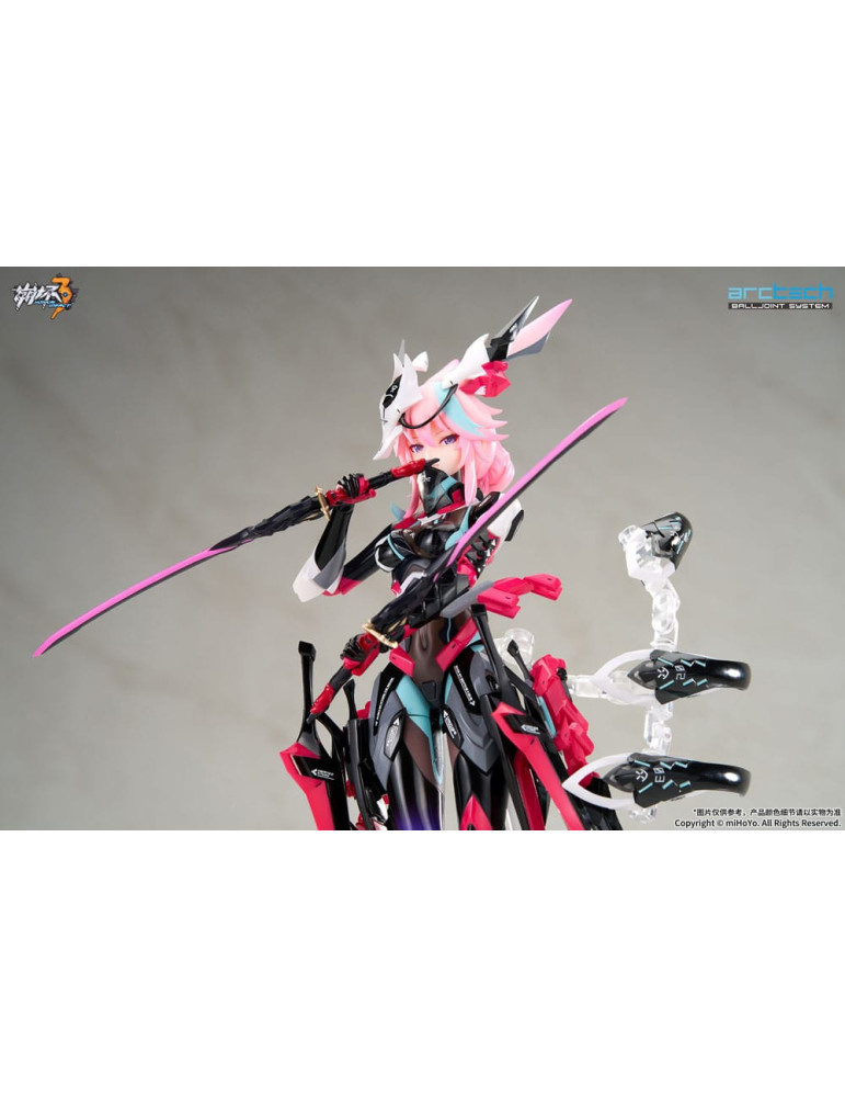 Apex - Honkai Impact 3rd - figurine Arctech Posable Series Sakura Yae Darkbolt Jonin Neon Shade Ver.