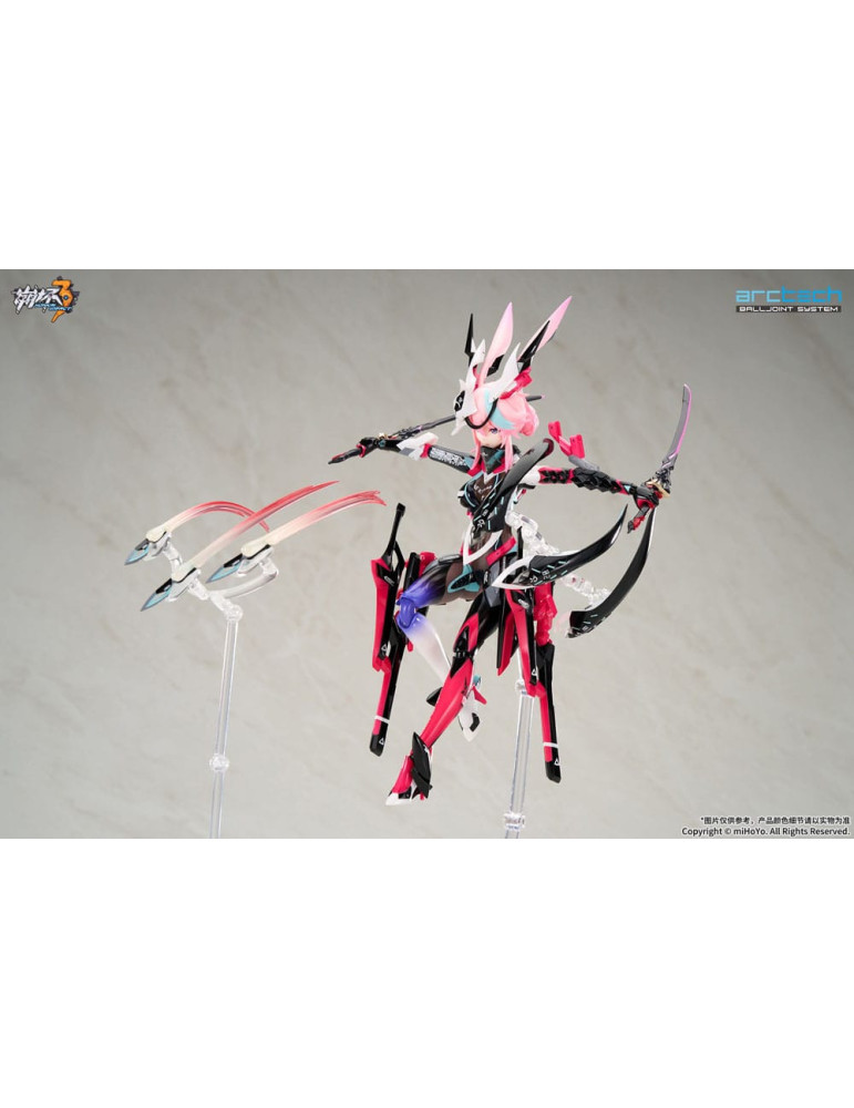 Apex - Honkai Impact 3rd - figurine Arctech Posable Series Sakura Yae Darkbolt Jonin Neon Shade Ver.