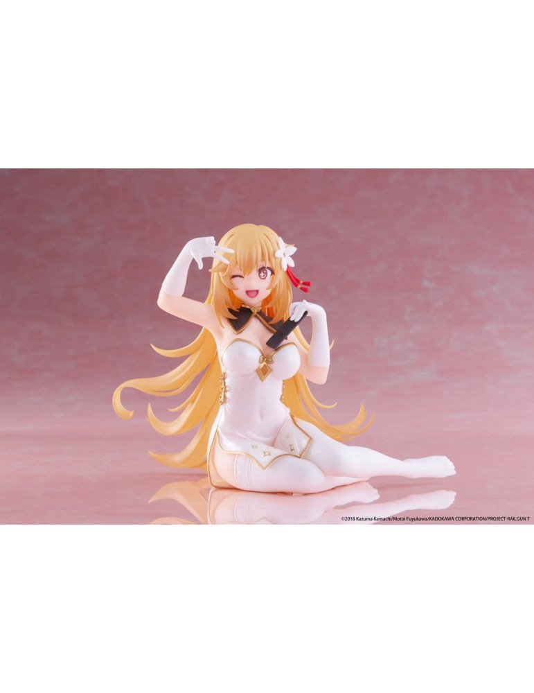 Taito - A Certain Scientific Railgun - Desktop Cute Figure Misaki Shokuho Chinese Dress Ver.