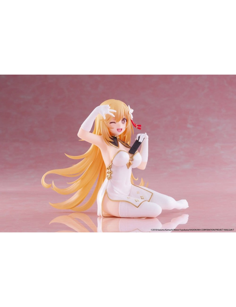 Taito - A Certain Scientific Railgun - Desktop Cute Figure Misaki Shokuho Chinese Dress Ver.