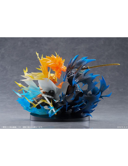 Aniplex - Demon Slayer: Kimetsu no Yaiba - figurine Zenitsu Agatsuma & Kaigaku