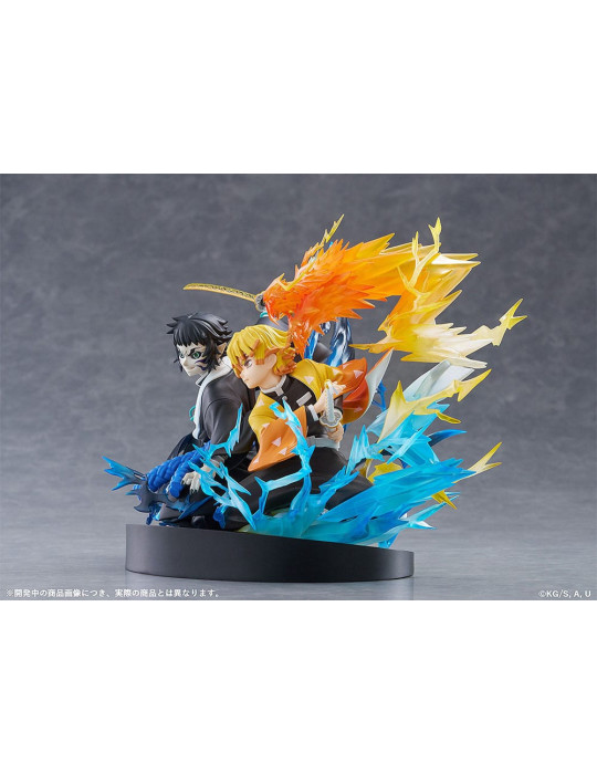 Aniplex - Demon Slayer: Kimetsu no Yaiba - figure Zenitsu Agatsuma & Kaigaku