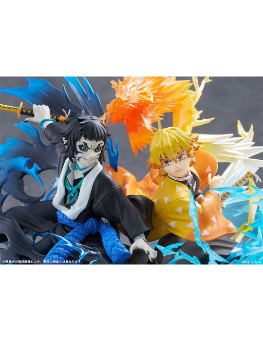 Aniplex - Demon Slayer: Kimetsu no Yaiba - figurine Zenitsu Agatsuma & Kaigaku