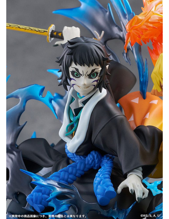 Aniplex - Demon Slayer: Kimetsu no Yaiba - figurine Zenitsu Agatsuma & Kaigaku