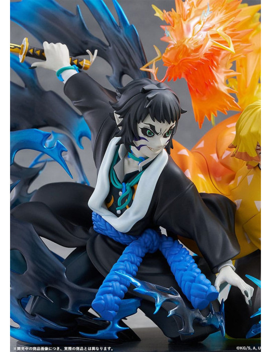Aniplex - Demon Slayer: Kimetsu no Yaiba - figurine Zenitsu Agatsuma & Kaigaku