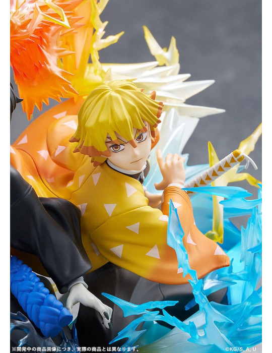 Aniplex - Demon Slayer: Kimetsu no Yaiba - figurine Zenitsu Agatsuma & Kaigaku