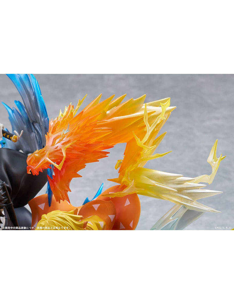 Aniplex - Demon Slayer: Kimetsu no Yaiba - figurine Zenitsu Agatsuma & Kaigaku