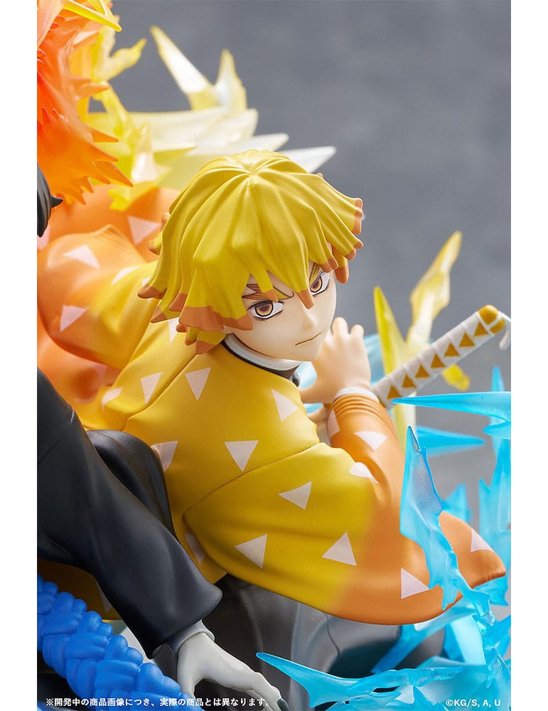 Aniplex - Demon Slayer: Kimetsu no Yaiba - figurine Zenitsu Agatsuma & Kaigaku