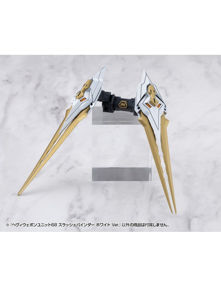 Kotobukiya - M.S.G. accessoires Heavy Weapon Unit 68 Slash Binder White Ver.