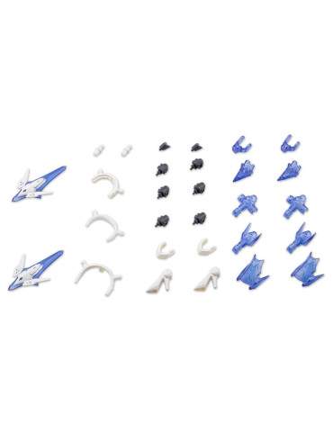 Kotobukiya - M.S.G. Model Kit Accessory Set Mecha Supply 34 Holonic Headdress & Holonic High Heels White Ver.