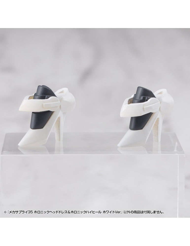 Kotobukiya - M.S.G. accessoires Mecha Supply 34 Holonic Headdress & Holonic High Heels White Ver.