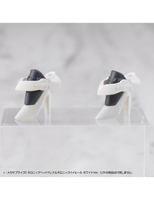 Kotobukiya - M.S.G. accessoires Mecha Supply 34 Holonic Headdress & Holonic High Heels White Ver.