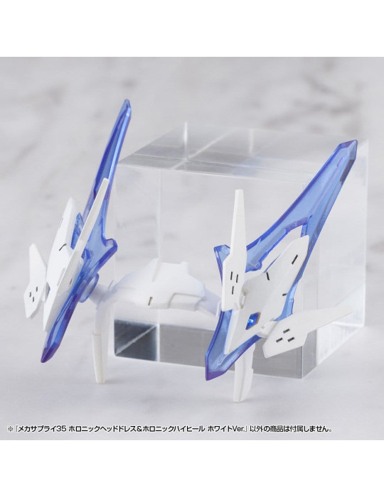 Kotobukiya - M.S.G. Model Kit Accessory Set Mecha Supply 34 Holonic Headdress & Holonic High Heels White Ver.