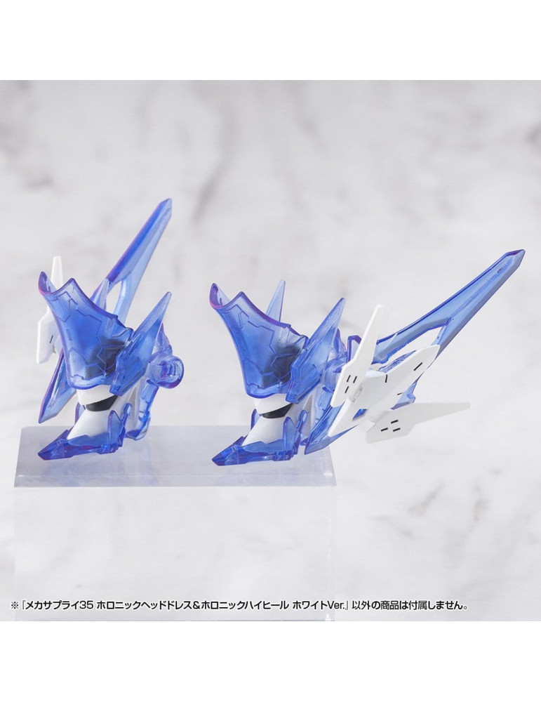 Kotobukiya - M.S.G. Model Kit Accessory Set Mecha Supply 34 Holonic Headdress & Holonic High Heels White Ver.