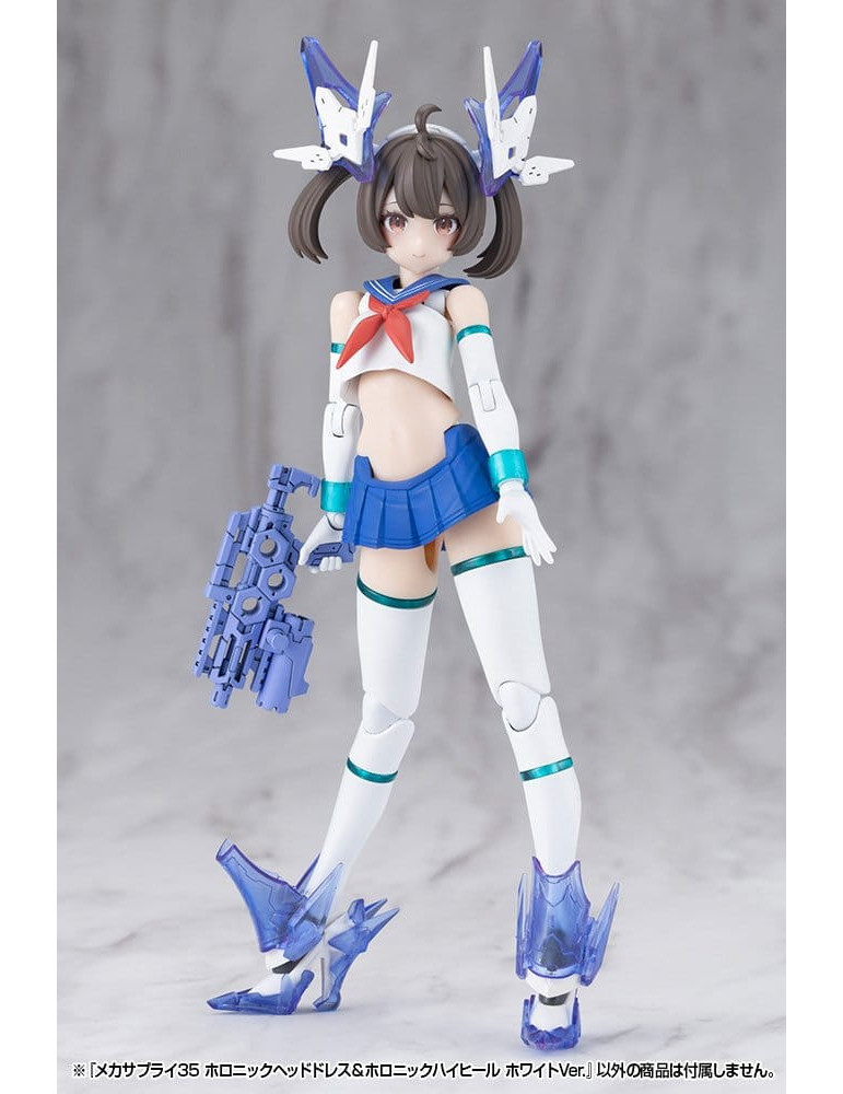 Kotobukiya - M.S.G. accessoires Mecha Supply 34 Holonic Headdress & Holonic High Heels White Ver.