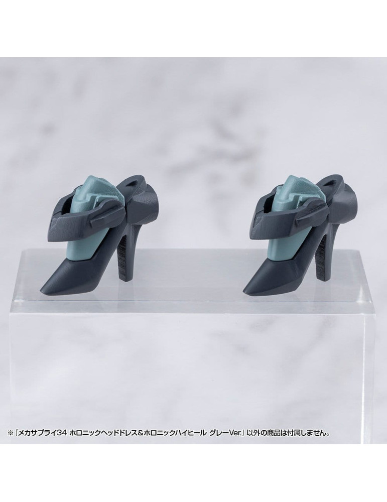Kotobukiya - M.S.G. accessoires Mecha Supply 34 Holonic Headdress & Holonic High Heels Grey Ver.