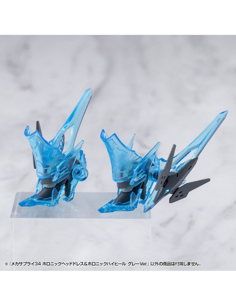 Kotobukiya - M.S.G. accessoires Mecha Supply 34 Holonic Headdress & Holonic High Heels Grey Ver.
