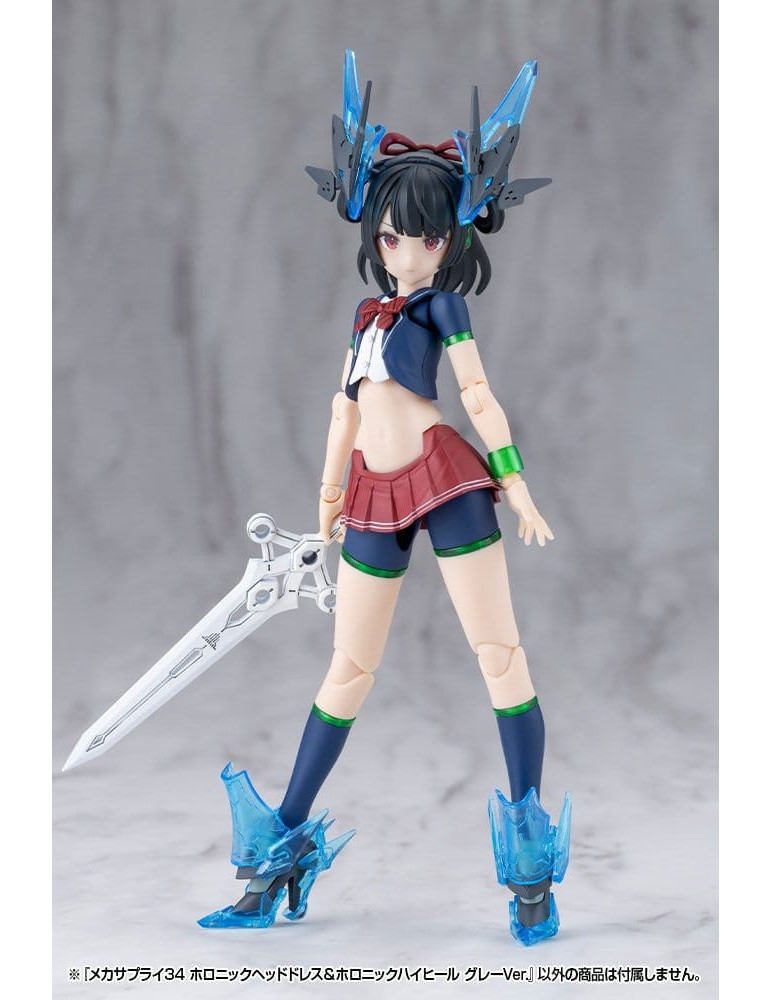 Kotobukiya - M.S.G. Model Kit Accessory Set Mecha Supply 34 Holonic Headdress & Holonic High Heels Grey Ver.
