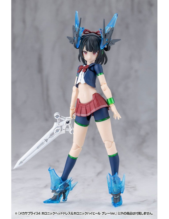 Kotobukiya - M.S.G. accessoires Mecha Supply 34 Holonic Headdress & Holonic High Heels Grey Ver.