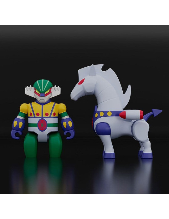 Good Smile Company - Steel Jeeg - figurines Brickroid Steel Jeeg: Pantheroid Set