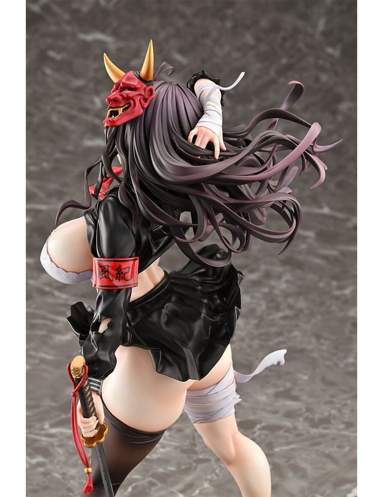 Pink Cat - figurine Reika Danzaiin Demon Exorcist Student Council President by Mataro