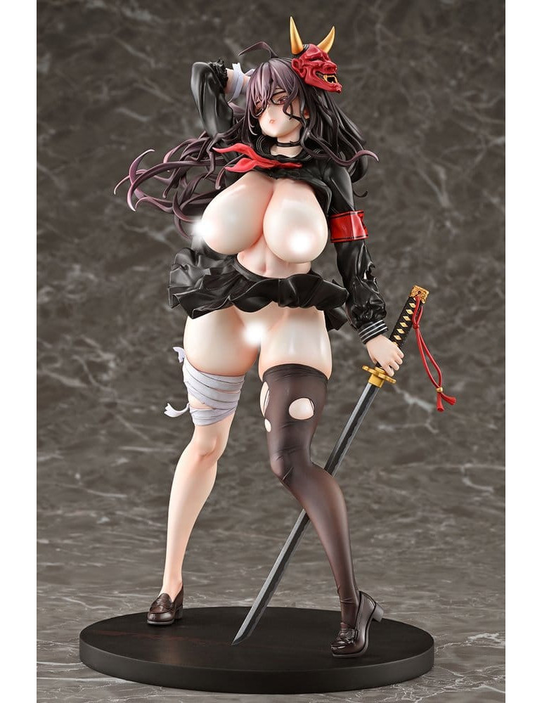 Pink Cat - figurine Reika Danzaiin Demon Exorcist Student Council President by Mataro