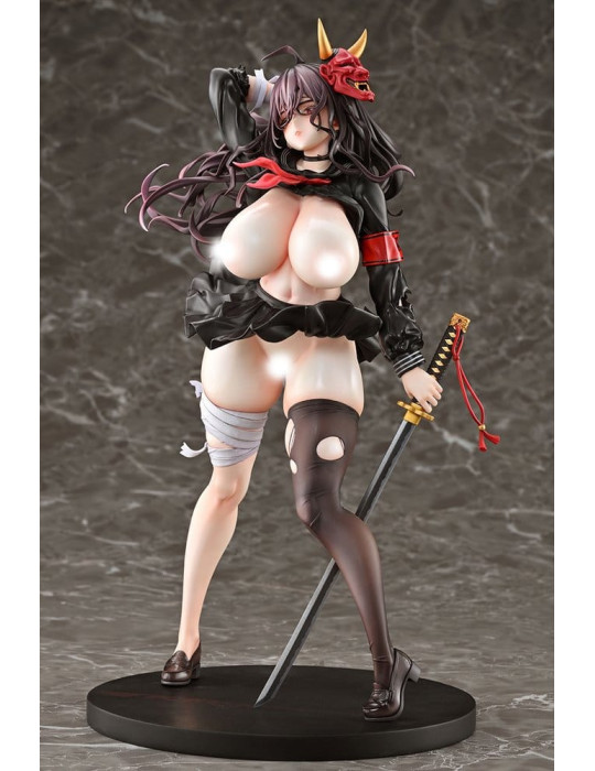 Pink Cat - figurine Reika Danzaiin Demon Exorcist Student Council President by Mataro